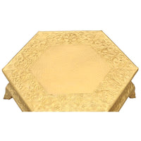 Metal Wedding Cake Stand 14 inches, Gold