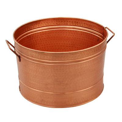 Galvanized Farmhouse Style Tub, Copper