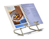 Easy Reading Metal Cook book Holder, Silver