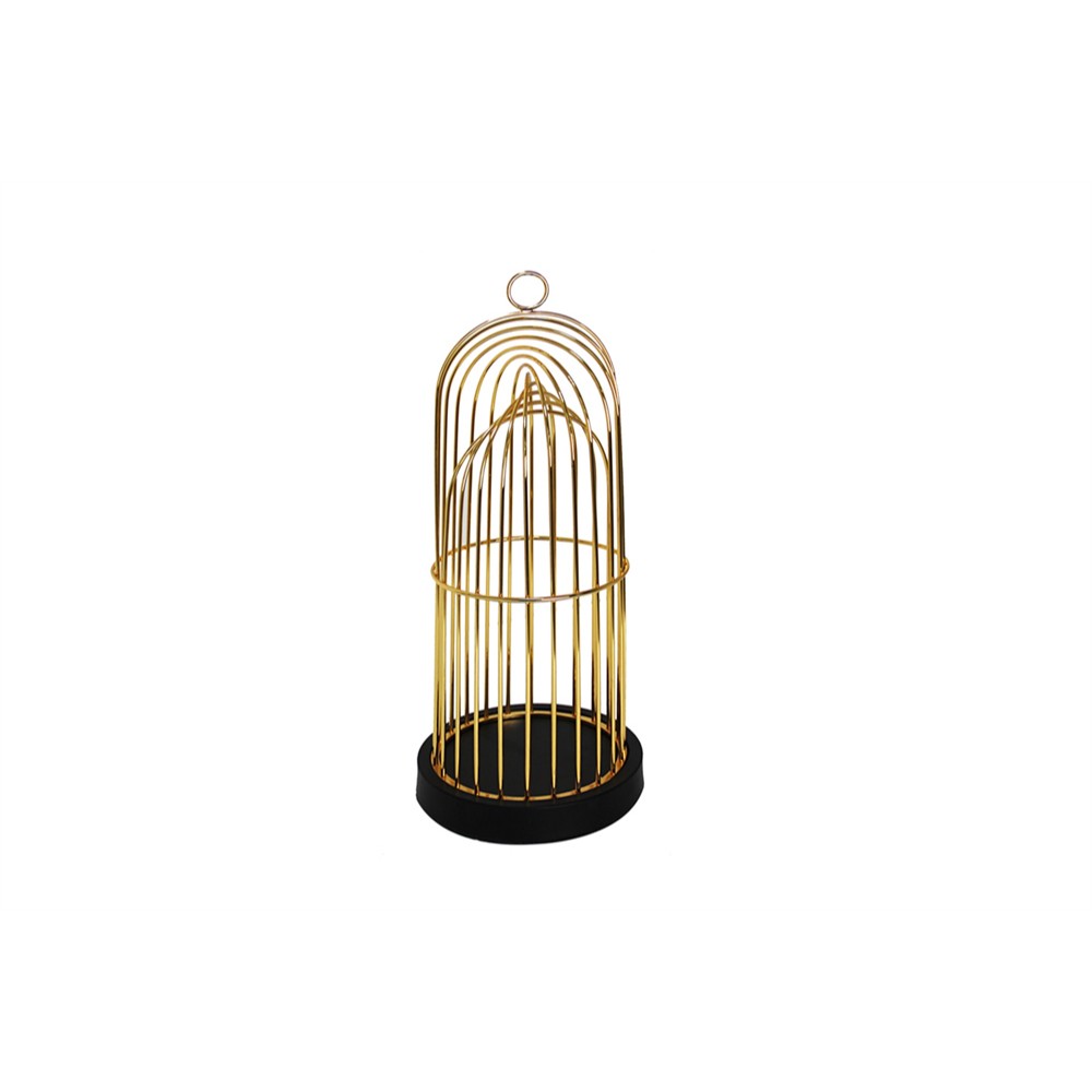 Metal Decorative Birdcage, Gold