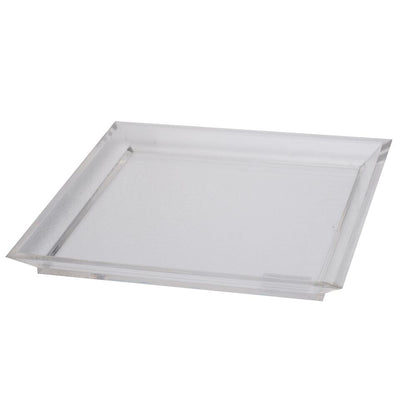 Acrylic Tray In Square Shape, White