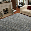 Well Knitted Cotton Denim Rug, Blue