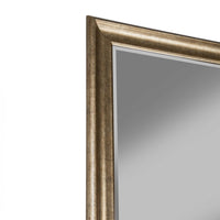 Full Length Leaner Mirror With a Rectangular Polystyrene Frame, Antique Gold
