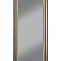 Full Length Leaner Mirror With a Rectangular Polystyrene Frame, Antique Gold