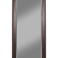 Full Length Leaner Mirror With a Rectangular Polystyrene Frame, Oil Rubbed Bronze