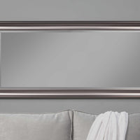 Full Length Leaner Mirror With a Rectangular Polystyrene Frame, Silver