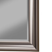 Full Length Leaner Mirror With a Rectangular Polystyrene Frame, Silver