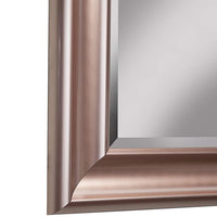 Full Length Leaner Mirror With a Rectangular Polystyrene Frame, Rose Gold