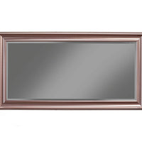 Full Length Leaner Mirror With a Rectangular Polystyrene Frame, Rose Gold