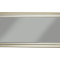 Full Length Leaner Mirror With a Rectangular Polystyrene Frame, Silver