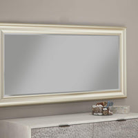 Full Length Leaner Mirror With a Rectangular Polystyrene Frame, Silver