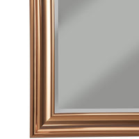 Full Length Leaner Mirror With a Rectangular Polystyrene Frame, Copper