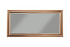 Full Length Leaner Mirror With a Rectangular Polystyrene Frame, Copper