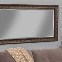 Full Length Leaner Mirror With a Rectangular Polystyrene Frame, Bronze