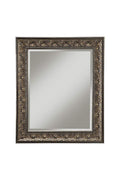 Wall Mirror With Intricately Carved Polystyrene Frame, Bronze