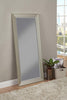 Contemporary Full Length Leaner Mirror With Polystyrene Frame, Brushed Bronze