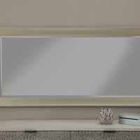 Contemporary Full Length Leaner Mirror With Polystyrene Frame, Brushed Bronze