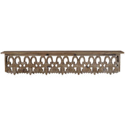 Aesthetic Wooden Wall Shelf, Large, Brown