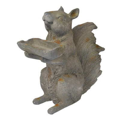 Outdoor Squirrel Accent In Magnesia , Gray