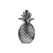 Ceramic Pineapple Figurine with Pimpled Accents, Silver