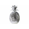 Porcelain Pineapple Figurine, Large, Silver