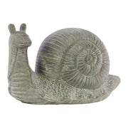 Cemented Snail Figurine, Washed Gray