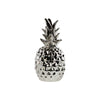 Elegant Pineapple Figurine In Ceramic, Silver