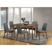 Eindride MidCent Modern Dining Table, Brown