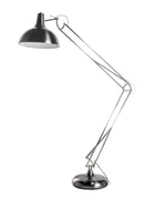 Metal Task Floor Lamp with Full Adjustable Function, Silver