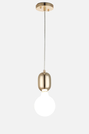 Stylish Hanging Pendant Lamp with Adjustable Wire, Gold