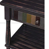 Wooden Console Table with Two Drawers and Two Storage Shelves, Brown