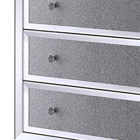 Three Drawers Wooden Cabinet, Clear