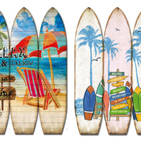 47"x1"x71" Multicolor Surfboard Screen