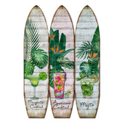 47" X 1" X 71" Local Multicolor Wood Surfboard Screen