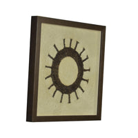 5'' X 1'' X 16'' Cute Brown Wood And Glass Shadow Box