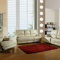 76'' X 40'' X 41'' Modern Beige Sofa Set With Console Loveseat