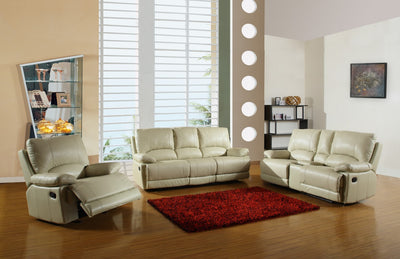 76'' X 40'' X 41'' Modern Beige Sofa Set With Console Loveseat