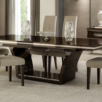 98'' X 43'' X 30'' Modern Wenge High Gloss Dining Table