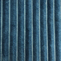 60" Ultra Soft Blue Throw with a Ribbed Design