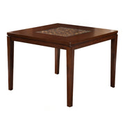 Wooden Pub Table In Transitional Style, Brown