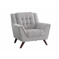 Upholstered Chair, Gray