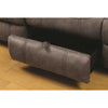 Motion Sofa With Pillow Arms And Outlet, Grey