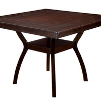 Counter Height Table, Dark Cherry Brown