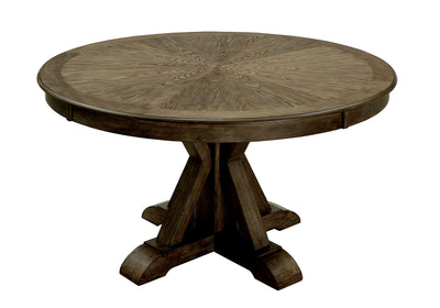 Wood Dining Table, Light Oak Brown