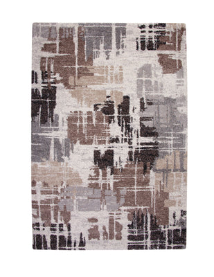 Contemporary Style Thick And Plush Area Rug With Fine lines, Multicolor