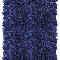 Contemporary Style Area Rug In Polyester With cotton Backing, Blue