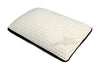 Sculptured Stretch Knit Fabric Pillow, White And Black