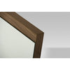 Two Sided Wood Framed Mirror, Walnut Brown