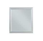 1" X 36" X 38" Platinum Wood Mirror