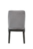 23" X 21" X 39" Light Gray Linen Oak Wood Upholstered (Seat) Side Chair